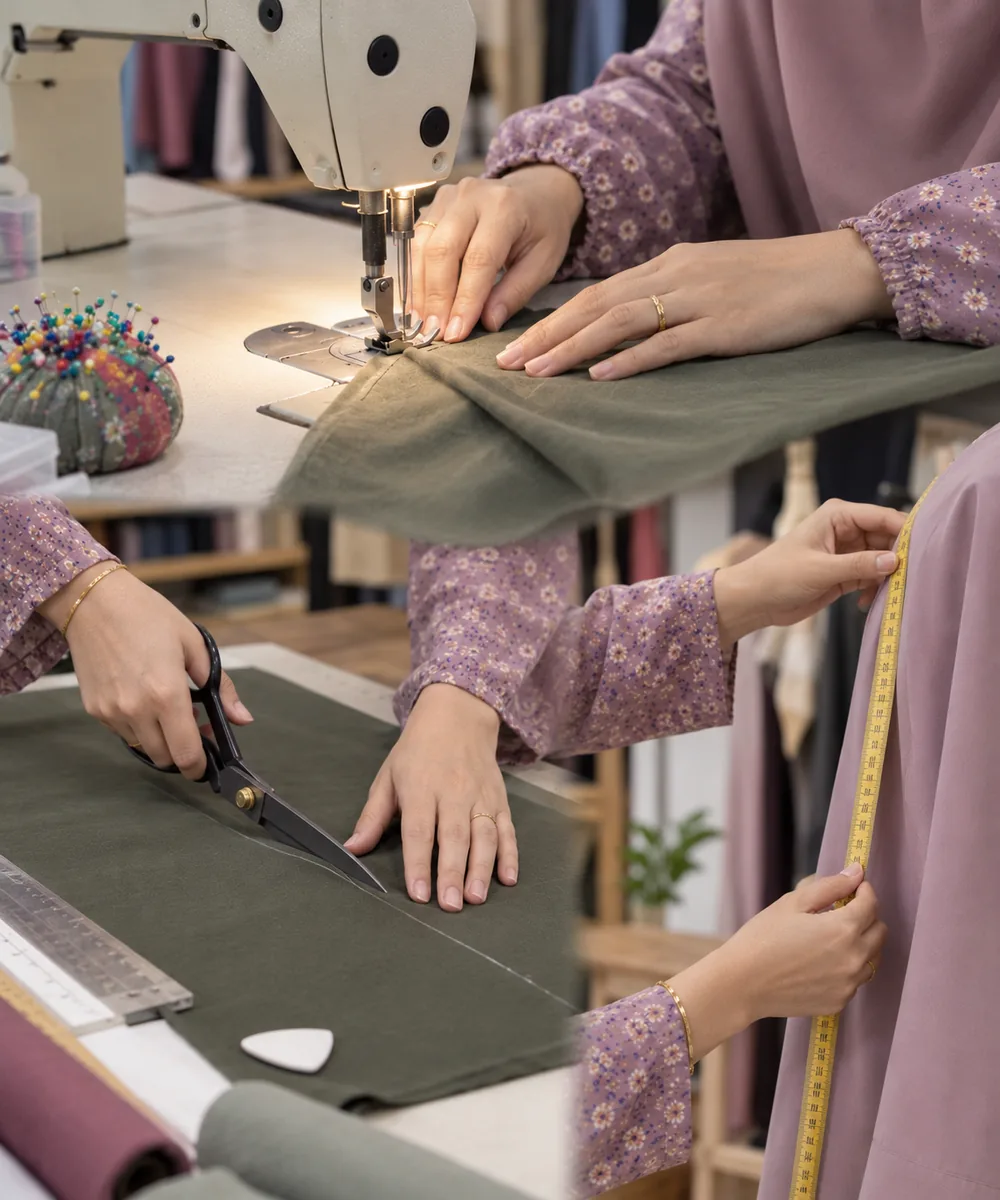 Tukang jahit AZ Tailor di kedai